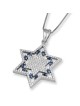Anbinder Jewelry 14K White Gold Star of David Diamond Pendant with Sap