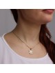 Jerusalem: 14K Gold Star of David Pendant Necklace