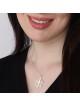 Collier Étoile de David avec Lion de Juda - Plaqué Argent ou Or