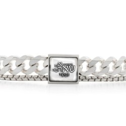 925 Sterling Silver Men's Bracelet with Soulmate Pendant