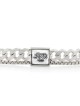 Bracelet pour homme en argent sterling 925 avec pendentif âme sœur