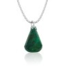 Eilat Stone and Silver Pear Necklace