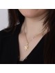 Luxury 14K Gold Layered Star of David Pendant Necklace