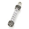 925 Sterling Silver Mezuzah Pendant - Ten Commandments