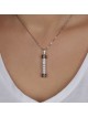 Pendentif Mezouza en Argent Sterling 925 - Dix Commandements