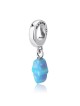 Marina Jewelry Blue Opal Hamsa Pendant Charm