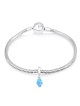 Marina Jewelry Blue Opal Hamsa Pendant Charm