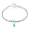 Marina Jewelry Blue Opal Hamsa Pendant Charm