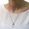 Large Silver Wheel Necklace - Daughter's Blessing