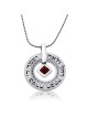 Grand collier de roue en argent - Bénédiction de la fille