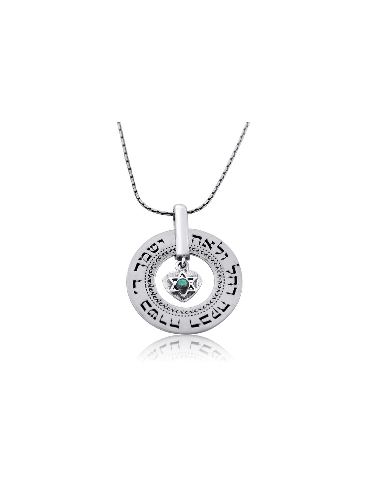 Grand collier de roue en argent - Bénédiction de la fille