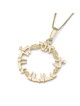 Rafael Jewelry Handcrafted 14K Yellow Gold Ani LeDodi Pendant Necklace