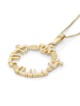 Rafael Jewelry Handcrafted 14K Yellow Gold Ani LeDodi Pendant Necklace