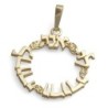 Rafael Jewelry Handcrafted 14K Yellow Gold Ani LeDodi Pendant Necklace