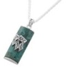Eilat Stone Necklace with Sterling Silver Chai