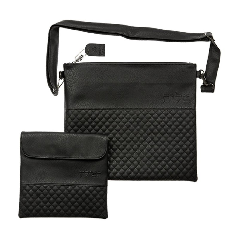 Faux Leather Tallit and Tefillin Bags wit... | Jewish Gift from Israel