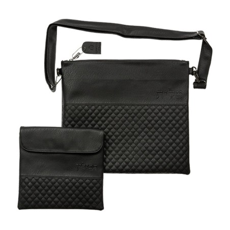 Faux Leather Tallit and Tefillin Bags wit... | Jewish Gift from Israel