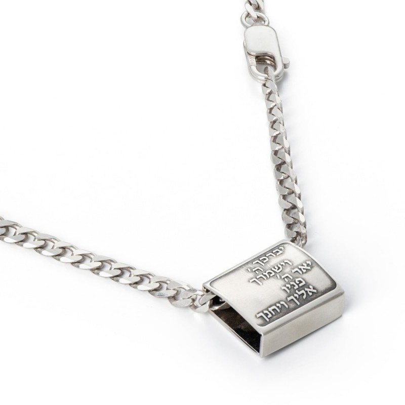 Collier de bénédiction sacerdotale en argent sterling 925 pour hommes
