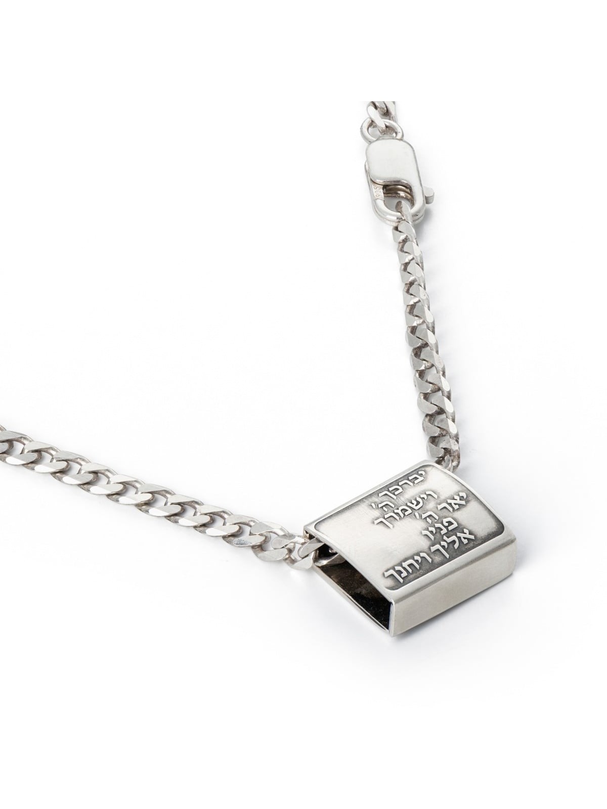 Collier de bénédiction sacerdotale en argent sterling 925 pour hommes
