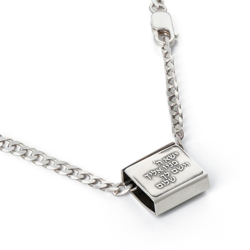 925 Sterling Silver Priestly Blessing Necklace For Men