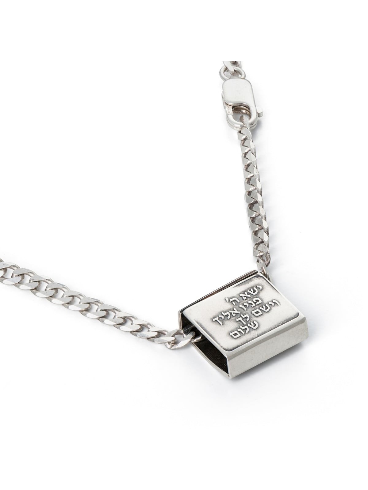 Collier de bénédiction sacerdotale en argent sterling 925 pour hommes