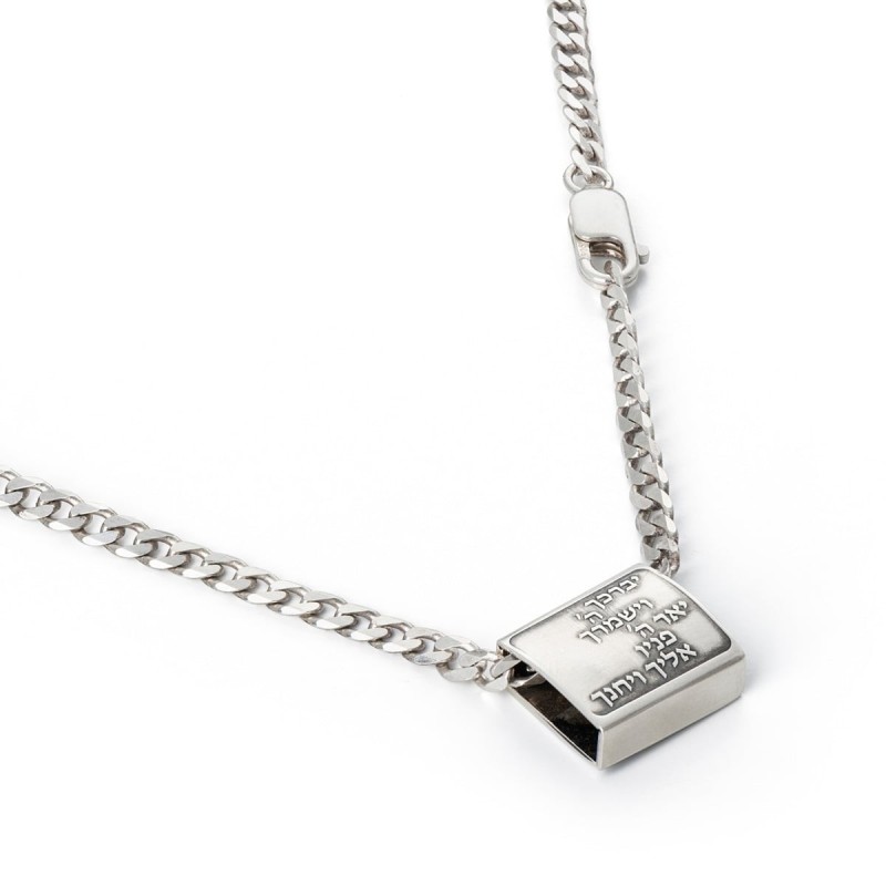 Collier de bénédiction sacerdotale en argent sterling 925 pour hommes
