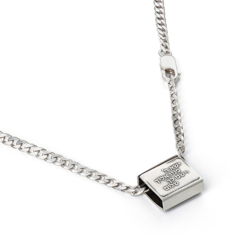 Collier de bénédiction sacerdotale en argent sterling 925 pour hommes
