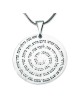 Silver Disk Necklace - Ana Bekoach