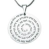 Silver Disk Necklace - Ana Bekoach