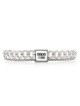 925 Sterling Silver Men's Bracelet with Hineni Pendant