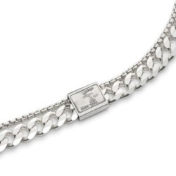 925 Sterling Silver Men's Bracelet with Priestly Blessing Pendant