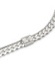 925 Sterling Silver Men's Bracelet with Priestly Blessing Pendant