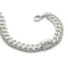 925 Sterling Silver Men's Bracelet with Shema Yisrael Pendant