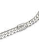 925 Sterling Silver Men's Bracelet with Shema Yisrael Pendant