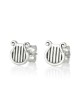 Boucles d'oreilles Harpe de David en argent sterling