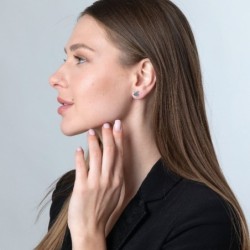 Sterling Silver David's Harp Earrings