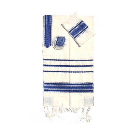 Gabrieli Handwoven White Wool Tallit S... | Gabrieli Hand Woven Tallit