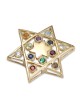 Étoile creuse en or jaune 14 carats de David Hoshen (douze tribus d'Israël)