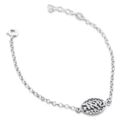 Soulmate: Sterling Silver Kabbalah Bracelet