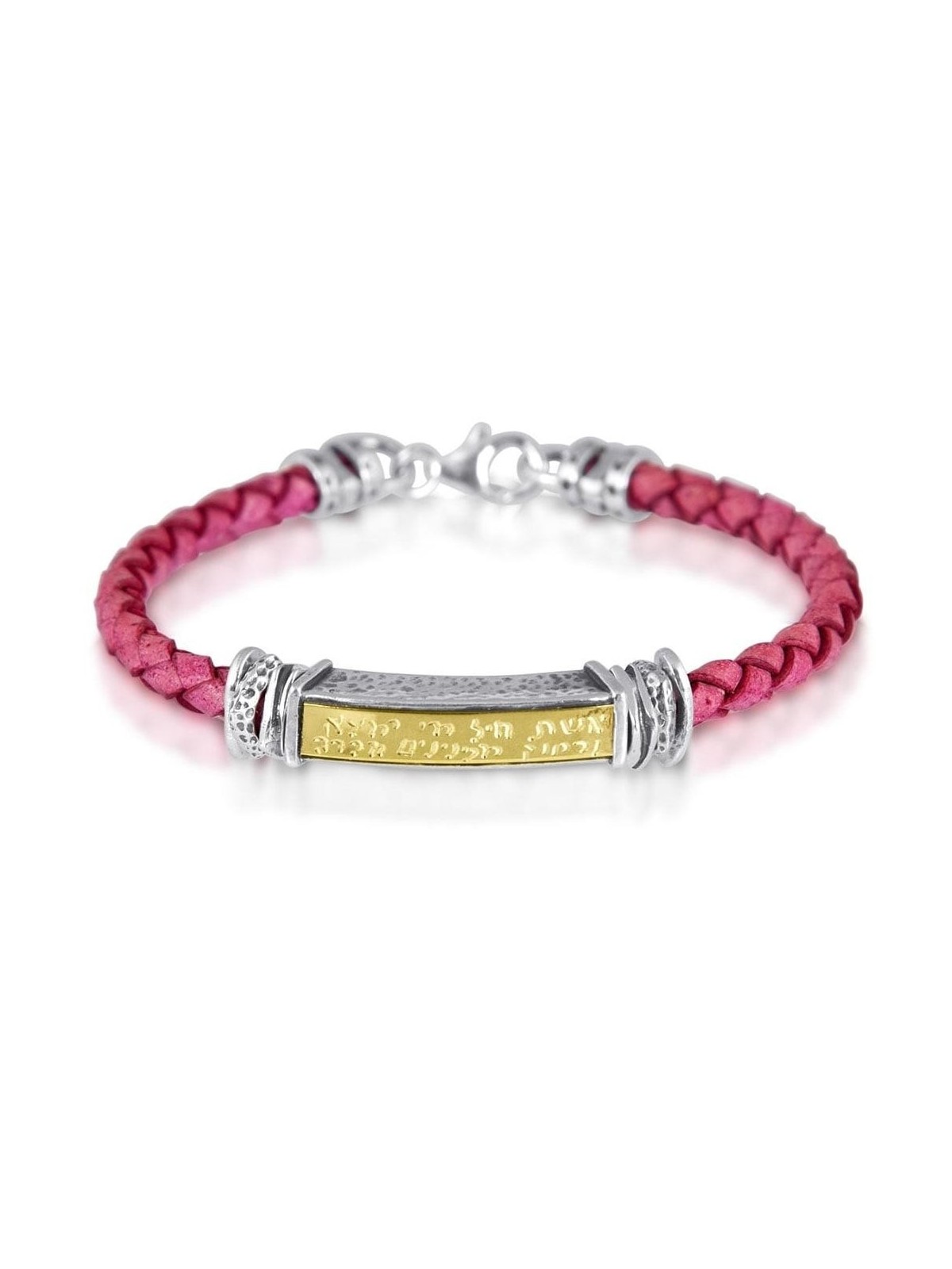 Femme de Valeur : Bracelet Femme en Cuir, Or et Argent (Variété de