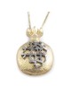 Collier pendentif Ani LeDodi en or 14 carats fabriqué à la main avec grenade Desi