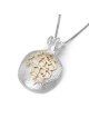 Collier pendentif Ani LeDodi en or 14 carats fabriqué à la main avec grenade Desi