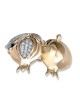 Rafael Jewelry Pendentif en or 14 carats avec diamant et grenade Shema Yisrael