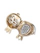 Rafael Jewelry 14K Gold Shema Yisrael Pomegranate Diamond Pendant