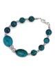 Rafael Jewelry Sterling Silver & Eilat Stone Bracelet - Rhodium Plated