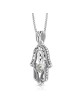 Pendentif Hamsa avec Shema Yisrael