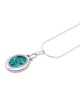 Collier ovale en pierre et argent d'Eilat