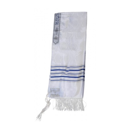 Talitnia Zion Paz Tallit Prayer Shawl Blue Si... | Traditional Tallits