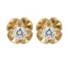 14K Gold 6-Pronged Diamond Stud Earrings (Choice of Color)