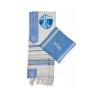 Ateret Acrylic Tallit Set Menorah Motif and Bible ... | Modern Tallits